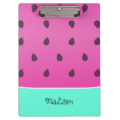 Wild Watermelon Slice | Gepersonaliseerd Klembord (Voorkant)
