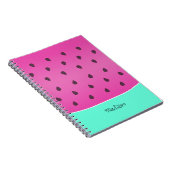 Wild Watermelon Slice | Gepersonaliseerd Notitieboek (Rechterzijde)