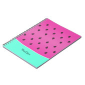 Wild Watermelon Slice | Gepersonaliseerd Notitieboek (Linkerzijde)
