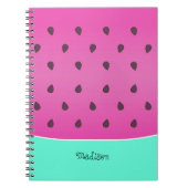 Wild Watermelon Slice | Gepersonaliseerd Notitieboek (Voorkant)