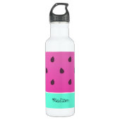 Wild Watermelon Slice | Gepersonaliseerd Waterfles (Voorkant)