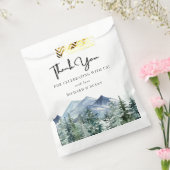 Wild Waterverf bruiloft dank u Bedankzakje (Gezegeld)