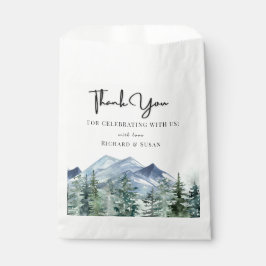 Wild Waterverf bruiloft dank u Bedankzakje