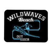  Wild Waves Beach Outsiders Surf Magneet (Horizontaal)