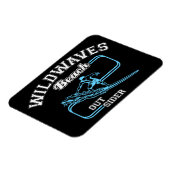 Wild Waves Beach Outsiders Surf Magneet (Linkerzijde)