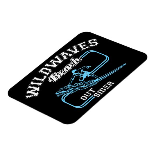  Wild Waves Beach Outsiders Surf Magneet (Linkerzijde)