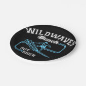  Wild Waves Beach Outsiders Surf Papieren Bordje (Gekanteld)