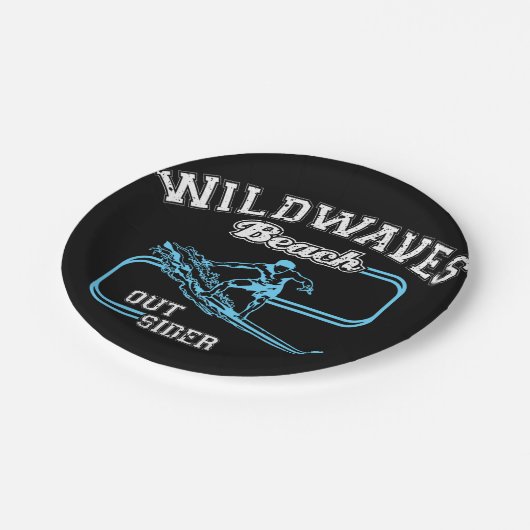  Wild Waves Beach Outsiders Surf Papieren Bordje