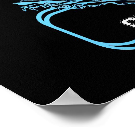  Wild Waves Beach Outsiders Surf Poster (Hoek)