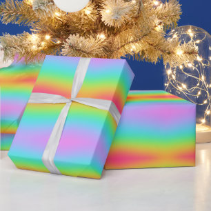 Wild wazig regenboog ontwerp cadeaupapier