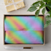 Wild wazig regenboog ontwerp tissuepapier (Geschenk)