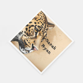 Wild Wedding Invitation Geïnspireerd door Natuur Servet