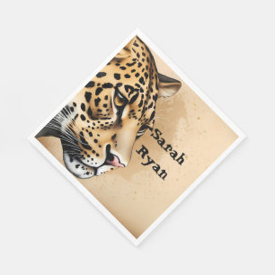 Wild Wedding Invitation Geïnspireerd door Natuur Servet