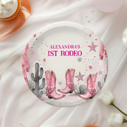 Wild West 1st Rodeo Birthday Papieren Bordje