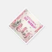 Wild West 1st Rodeo Birthday Servet (Hoek)