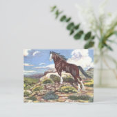 wild west 4 briefkaart (Staand voorkant)