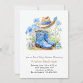 Wild West Adventure Baby shower Kaart (Voorkant)