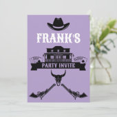 Wild West Americana Birthday Kaart (Staand voorkant)
