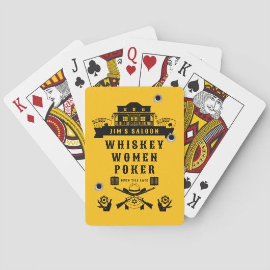 Wild West Americana Poker Pokerkaarten (Achterkant)