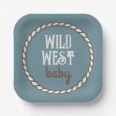 Wild West Baby Paper Bord (Voorkant)