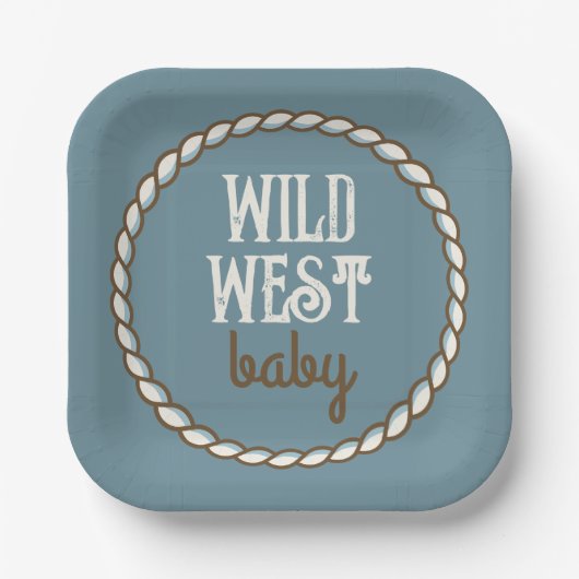 Wild West Baby Paper Bord (Voorkant)
