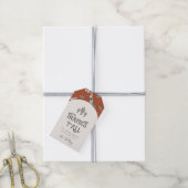 Wild West Baby shower Favor Tag Cadeaulabel (Met Touw)