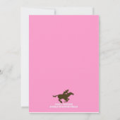 Wild West Baby shower Kaart (Achterkant)