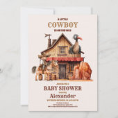 Wild West-Baby shower Kaart (Voorkant)