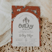 Wild West Baby Shower-uitnodigingen | Cowboy Baby Kaart