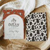 Wild West Baby Shower-uitnodigingen | Cowboy Baby Kaart