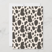 Wild West Baby Shower-uitnodigingen | Cowboy Baby Kaart (Achterkant)