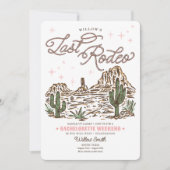 Wild West Bachelorette Laatste Rodeo Reisplan Kaart (Voorkant)