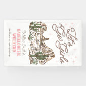 Wild West Bachelorette Laten we gaan Meiden Vinyl  Spandoek (Horizontaal)