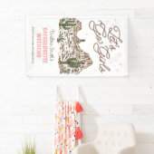 Wild West Bachelorette Laten we meiden Vinyl Banne Spandoek (Insitu)