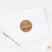 WILD WEST Bar Mitzvah Invitation Sticker Seal (Envelop)