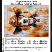 Wild West Beagle Dog In Cowboy Hat EY4 Decoupage Tissuepapier