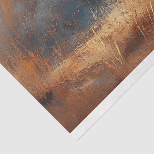 Wild West Bison Decoupage Tissuepapier (Detail)