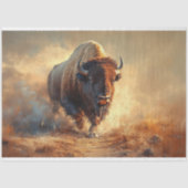 Wild West Bison Decoupage Tissuepapier (Voorkant)