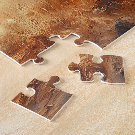 Wild West Bison Legpuzzel (Zijkant)