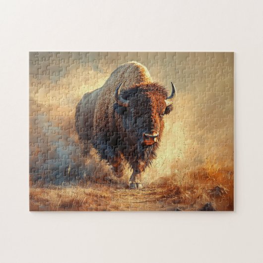 Wild West Bison Legpuzzel (Horizontaal)