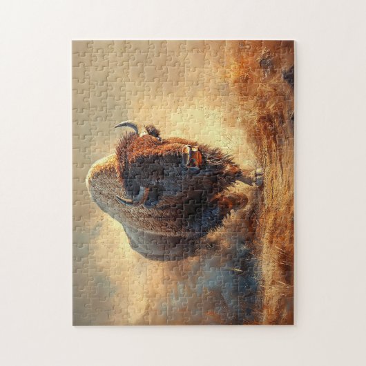 Wild West Bison Legpuzzel (Verticaal)