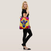 Wild West Bison quilt like design Tote Bag (Op model)