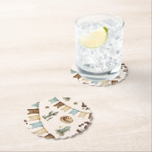 Wild West Boy Eerste Rodeo 1e verjaardag Kartonnen Onderzetters (Insitu)