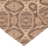 Wild West Brown Rope Kaleidoscoop Tafelkleed (Gekanteld)