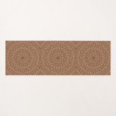Wild West Brown Rope Kaleidoscoop Yogamat (Voorkant (horizontaal))