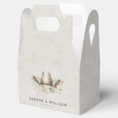 Wild west bruiloft cowboy pet bedankdoosjes (Geopend)