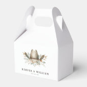 Wild west bruiloft cowboy pet bedankdoosjes (Voorkant Zijde)