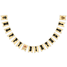 Wild West Buckin' Birthday Vlaggetjes