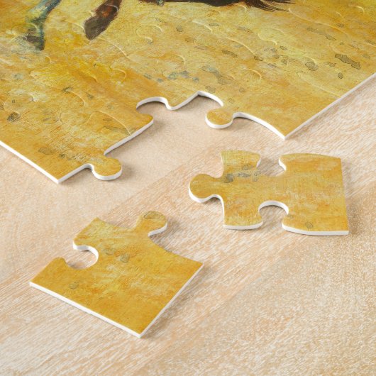  Wild West Bucking Bronco Puzzle Legpuzzel (Zijkant)