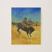  Wild West Bucking Bronco Puzzle Legpuzzel (Verticaal)